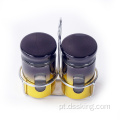 Duas cores conjunto de duas peças Conjunto de jarra de especiarias de cozinha Processo de eletroplatação Novo estilo